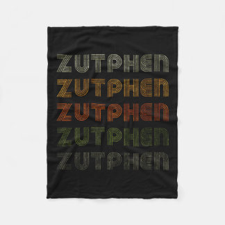 Love Heart Zutphen Tee Grunge Vintage Style Black Fleece Blanket