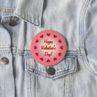 Love & Hearts 7.5 Cm Round Badge