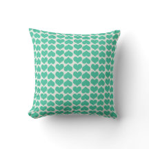 Love Hearts and Stripes Pillow
