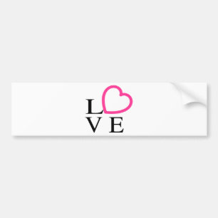 Love Hearts Bumper Sticker