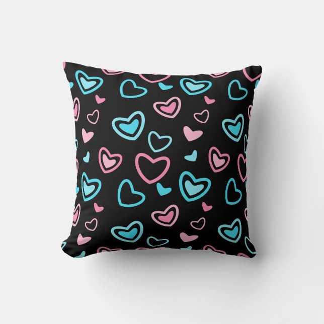 Love Hearts Cushion (Front)