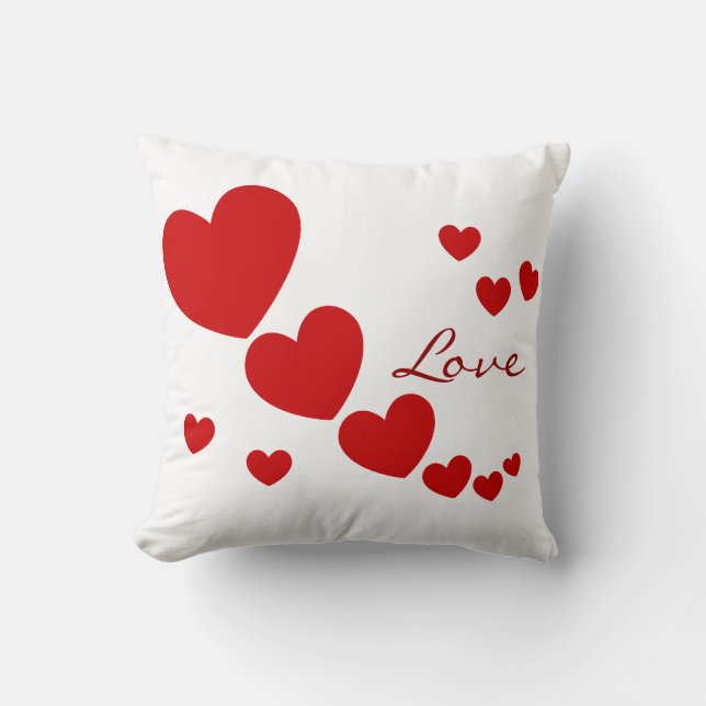 Love Hearts Cushion (Front)