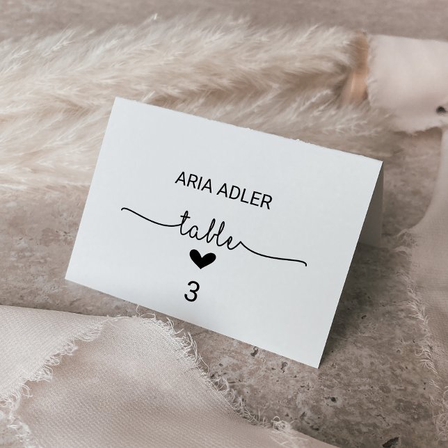 Love Hearts Escort Place Cards (Creator Uploaded)