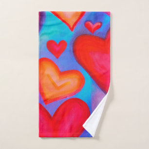 Love Hearts Hand Towel