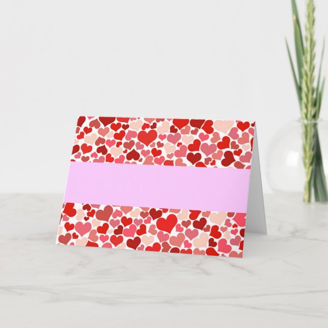 Love Hearts Holiday Card (Front)