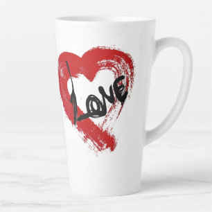 Love Hearts Latte Mug