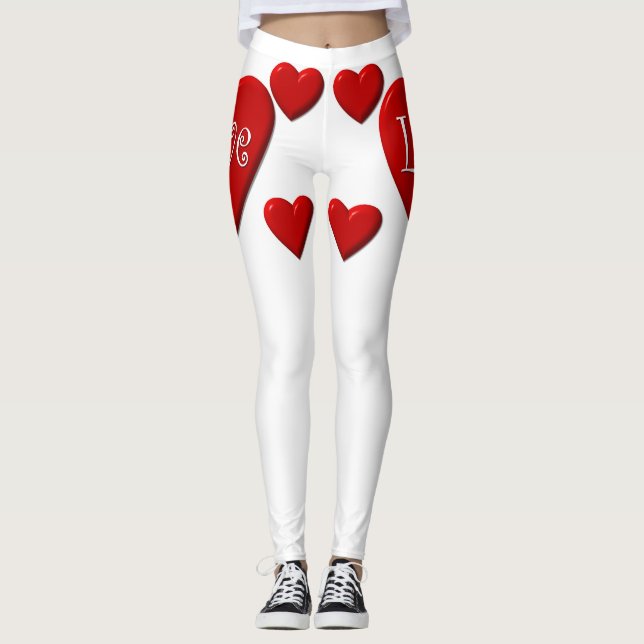 Love Hearts Leggings (Front)