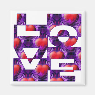 LOVE hearts Magnet