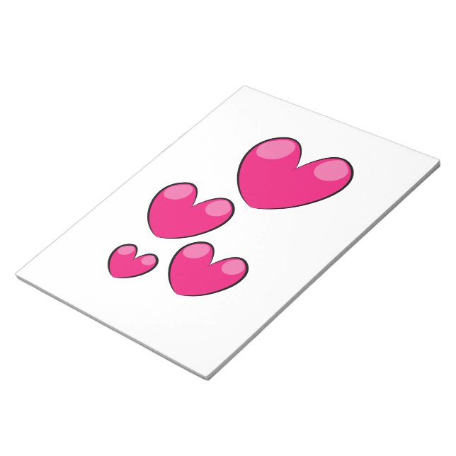 Love Hearts Notepad (Angled)