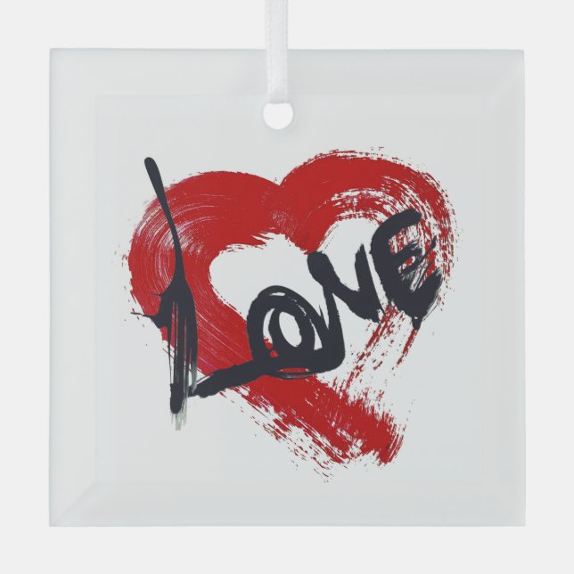 Love Hearts Ornament (Front)