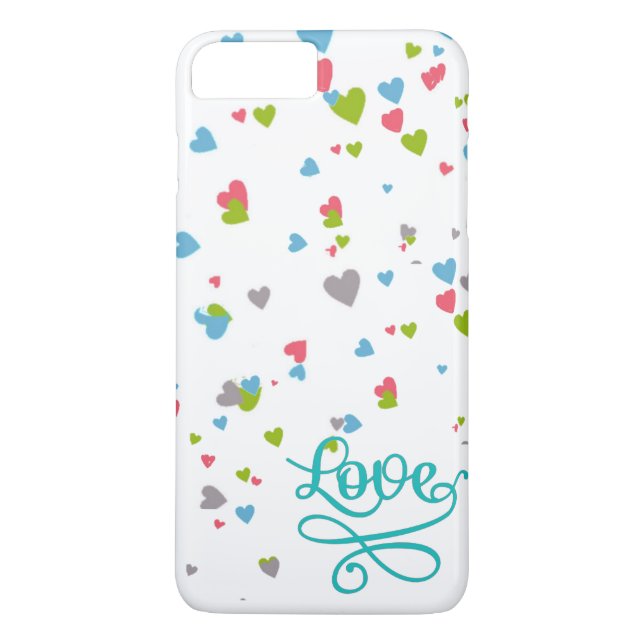 Love Hearts Phone Case (Back)
