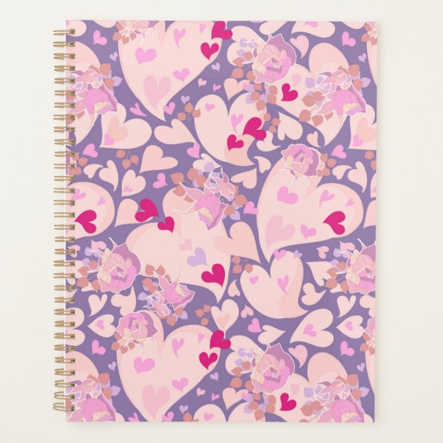 Love Hearts & Roses Planner (Front)