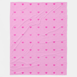 Love Hearts - Seamless Pattern 14 Fleece Blanket
