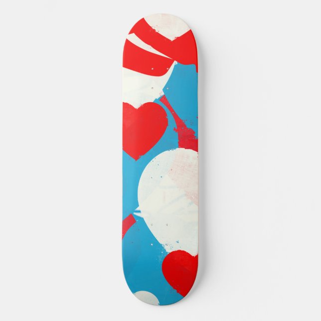 Love Hearts Skateboard (Front)