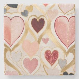 Love Hearts Stone Coaster