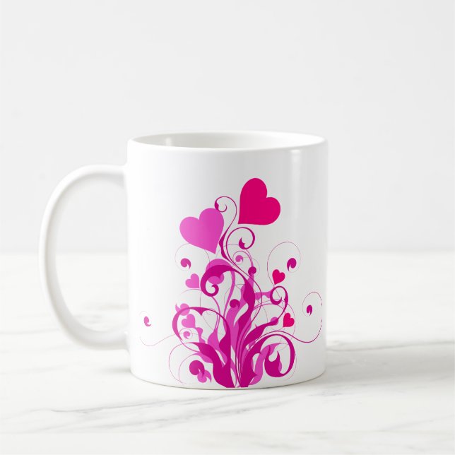 Love Hearts Tree-25053 Coffee Mug (Left)