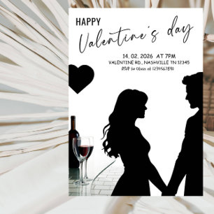 Love & Hearts Valentine’s Celebration Party Invitation