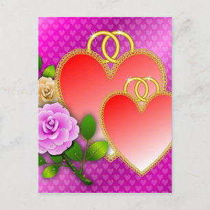 Love Hearts Valentine's Day20362 Postcard