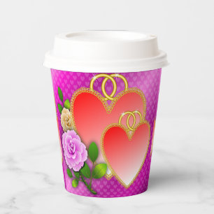Love Hearts Valentine's Day-20362 Paper Cups