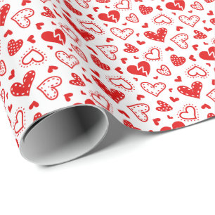 Love Hearts Wrapping Paper