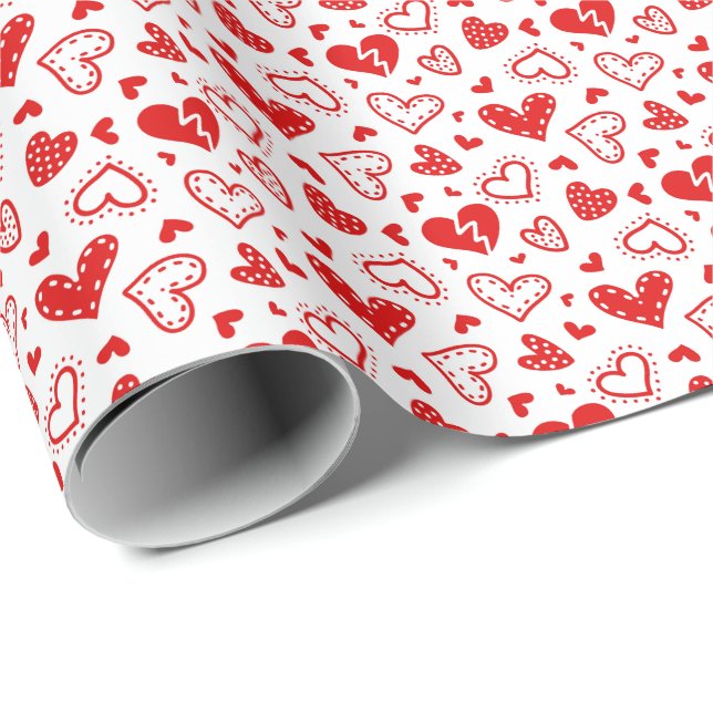 Love Hearts Wrapping Paper (Roll Corner)