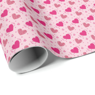Love Hearts Wrapping Paper