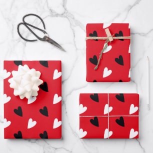 Love Hearts Wrapping Paper Sheet