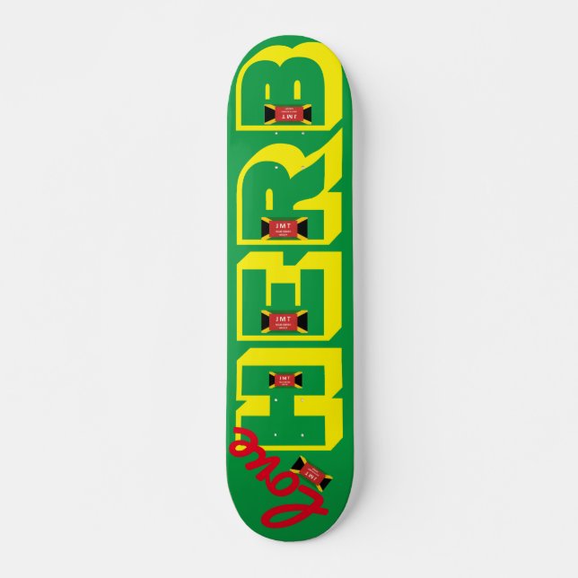 LOVE HERB  7 3/4" Skateboard Deck (Front)