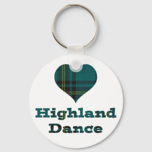 Love Highland Dance Key Ring