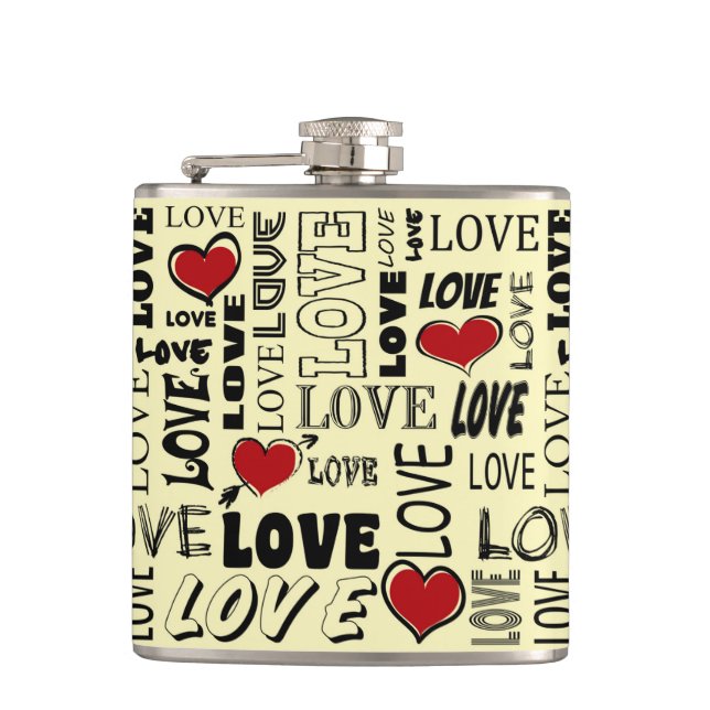 Love Hip Flask (Front)