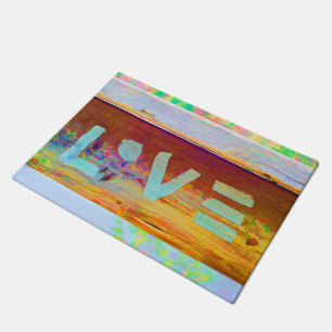 Love Hippie Bohemian Boho Doormat