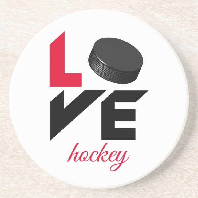 Love hockey coaster (Front)