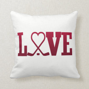 LOVE HOCKEY CUSHION
