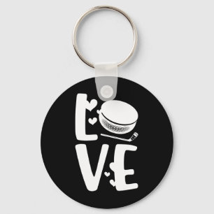 Love Hockey Girl Ice Hockey Girls Ice Hockey Women Key Ring