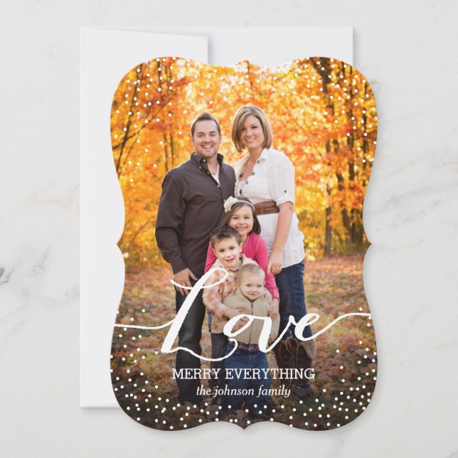 Love Holiday Photo Card (Front)