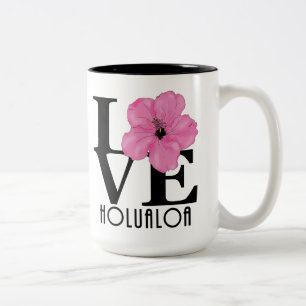 LOVE Holualoa Hawaii 15oz Two-Tone Coffee Mug