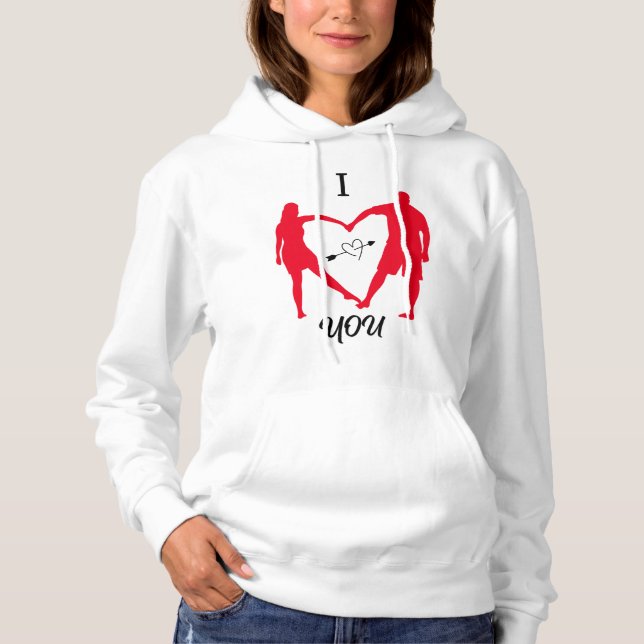 Love Hoodie for Women  Cosy & Romantic Gift (Front)