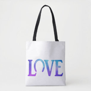 Love Hoof Purple Tote Bag