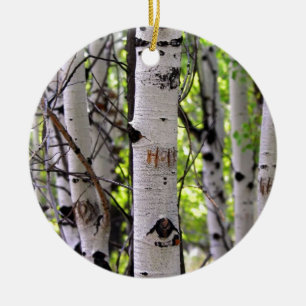 Love, Hope and Faith Ceramic Tree Decoration