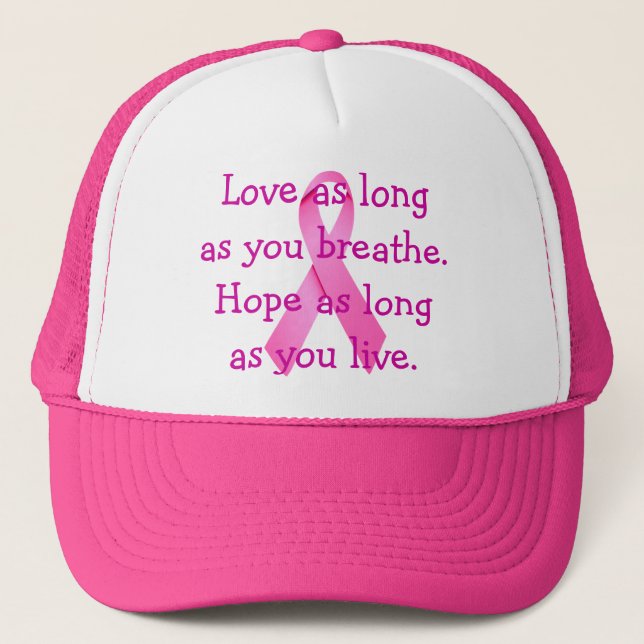 Love & Hope Cancer Awareness Hat (Front)