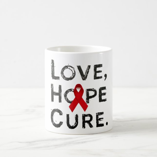 Love, Hope, Cure Coffee Mug (Center)