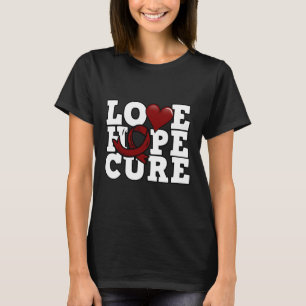 Love Hope Cure - Sickle Cell Awareness T-Shirt