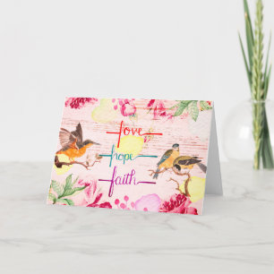 Love, Hope, Faith Cards