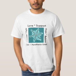 Love/ Hope/ Fight / Cure - Myasthenia Awareness T-Shirt