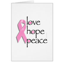Love Hope Peace Breast Cancer Tees and Gifts