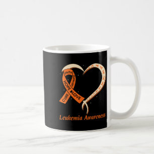 Love Hope Support Leukaemia Cancer Awareness Orang Coffee Mug