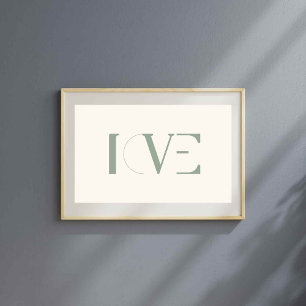 Love horizontal Poster