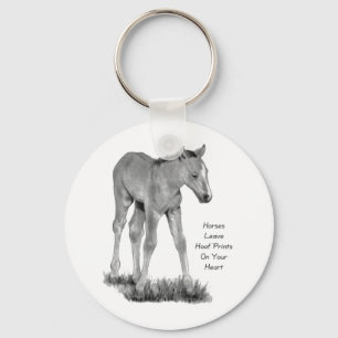 Love Horses: Hoofprints On Your Heart: Pencil Key Ring
