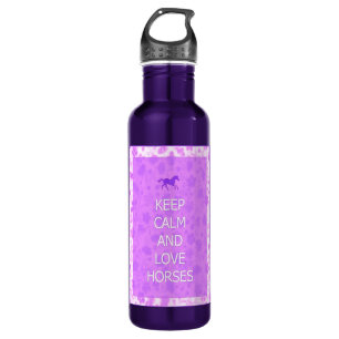 Love Horses purple 710 Ml Water Bottle