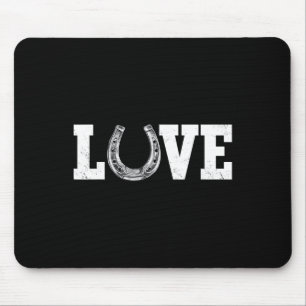 Love Horsescute Ss Cute Ss Horse Horseback Riding Mouse Mat